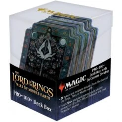 Deck Box Lord Of The Rings + 26 Token Dividers - Magic The Gathering