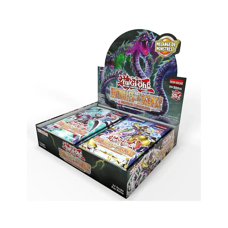 Display Batailles De Légende: La Vengeance Monstrueuse De 24 Boosters (en Français) - Yu-Gi-Oh! 3 Display Batailles De Légende: La Vengeance Monstrueuse De 24 Boosters (en Français) - Yu-Gi-Oh!