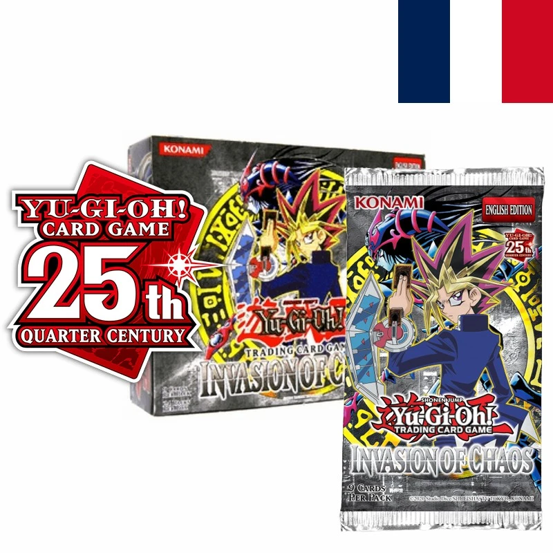Display L'Invasion Des Ténèbres 25th Anniversary Edition 24 Boosters (en Français) - Yu-Gi-Oh! (13 JUILLET 2023) 3 Display L'Invasion Des Ténèbres 25th Anniversary Edition 24 Boosters (en Français) - Yu-Gi-Oh! (13 JUILLET 2023)