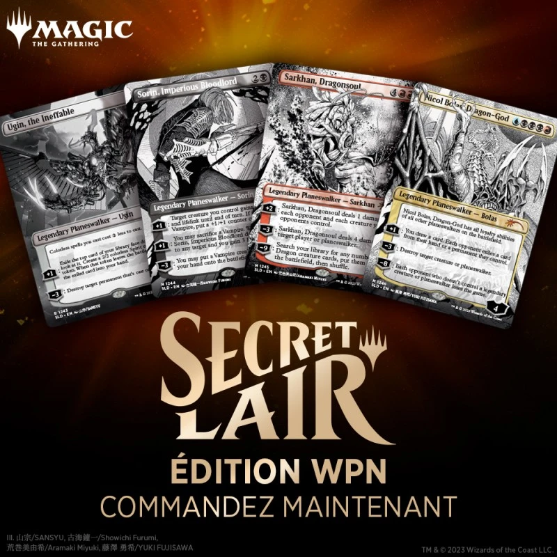 Secret Lair More Borderless Planeswalkers - Magic The Gathering 3 Secret Lair More Borderless Planeswalkers - Magic The Gathering